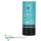 GRN - Shades of Nature GRN [GREEN] biologische cosmetica deodorant stick gevoelig - voor de gevoelige huid - 0% aluminium - 0% plastic - geen extra parfum - 40 g