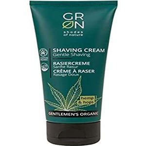 GRN Shades of Nature Gentlemen's organic scheercrème hennep & hop 75ml