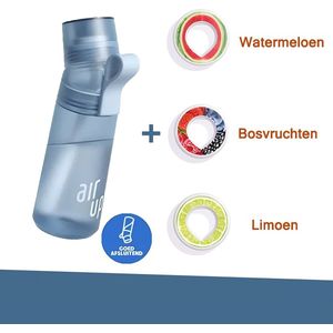 Air Up Drinkfles 600 ml Gen 2 Blueberry Fles inclusief 3 Pods - starterskit - Air Up fles - gerecycleerd materiaal