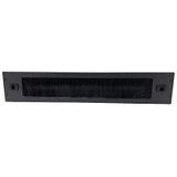 INFITRONIC - INSIRB112BRUSH – 19 inch 2 HE stalen U-rackpaneel blindplaat met borstellijst netwerkkast borstellijst (montage zonder gereedschap) (2 HE met borstelstrip)