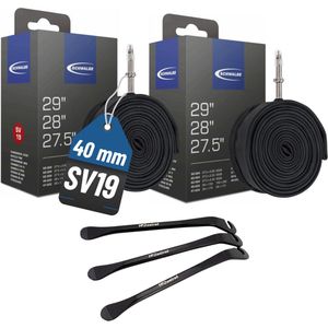 Schwalbe - SV19 - Fietsbinnenband - 40/62-584/635 - 2x met 3x MSZweirad Bandenlichters