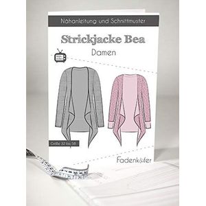 Snijpatroon en naai-instructies - dames gebreid vest - Bea