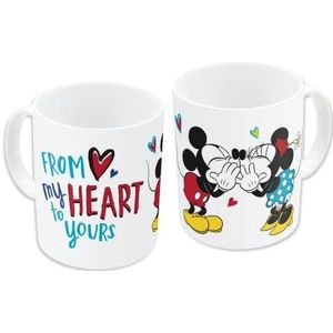 Minnie & Mickey Mouse Love Tasse, 325 ml