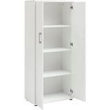 MÖBELPARTNER Aktenschrank Cimal, 701412 weiß 3 Fachböden 65,0 x 34,0 x 147,0 cm