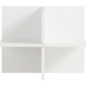 Schildmeyer Plankkruis, houtmateriaal, wit, 47,5 x 32,8 x 38,4 cm
