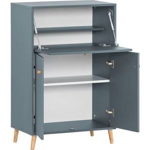 Schildmeyer Bureau Serie 500 Breedte 65,2 cm, secretaire-archiefkast met uitklapbaar schrijfblad