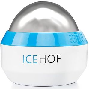 ICEHOF Massagebal met koelgel, wellness-koud/warmtherapie, handmatige zelfmassagebal voor thuis, voor spanningen, diepe massage en ontspanning, gezichtsroller, cadeau, fasciabele bal