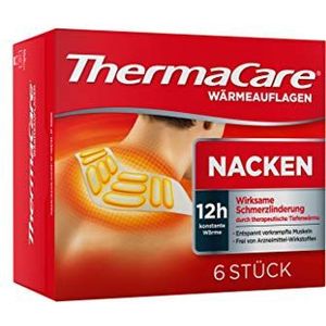 ThermaCare 6 stuks, warmtepleisters voor nek, schouder en pols, effectief nekpijn, origineel product van Angelini Pharma Duitsland