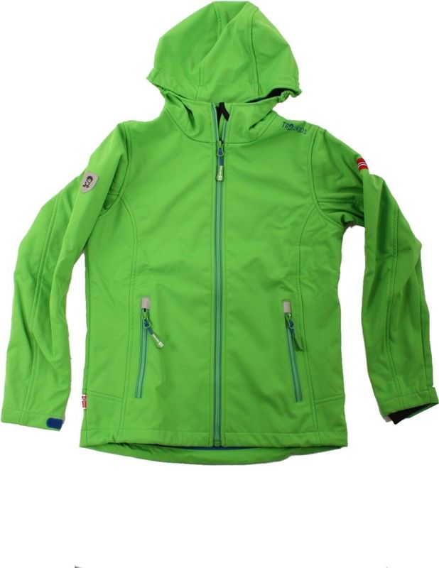 Trollkids - Trollfjord Jacket - Softshelljack - Groen