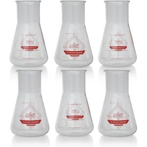 The Illusionist Gin FC Bayern München Edition glas | Gin & Tonic glas set van 6 | Premium Erlenmeyerkolf | Perfect Serve | 250 ml