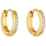 Purelei - Creolen Kaimana mit funkelnden Einsätzen 1 ct Damen (35.89 € / 1 ct)
