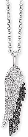 Engelsrufer - Wingduo - Halsketting - Zilver/Zwart - Sterling Zilver - Verstelbaar