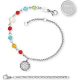 Engelsrufer - Sieraad - Zilver - Parel - 17 cm - 2 cm extensie