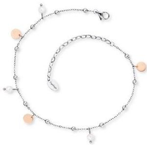 Engelsrufer - Enkelbandje - Zilver - Roségoud - Roestvrij Staal