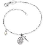 Engelsrufer - Armband Maria - 925 Sterling Zilver - One Size - Veersluiting - 19 cm