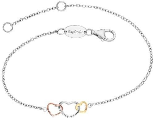 Engelsrufer - With Love - Armband - Driekleurig Zilver - Goud - Roségoud