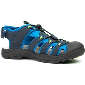 TROLLKIDS Kvalvika Kinder Outdoorsandale Zehenschutz
