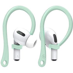 StyleDesign, EarHooks hoofdtelefoon compatibel met Apple AirPods Pro & AirPods 2, 1 oortelefoonhouder, ideaal voor sport en outdooractiviteiten, groen