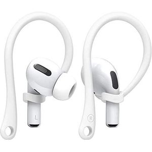 StyleDesign, Hoofdtelefoon compatibel met Apple AirPods Pro en AirPods 2, 1 oordopjes, perfect voor sport en outdooractiviteiten, transparant