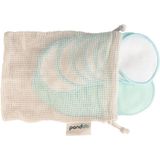 Pandoo - Bamboe Houder - 18 Wasbare Reinigingspads - Organisch Katoen - Duurzaam