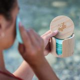 Pandoo - Bamboe Houder - 18 Wasbare Reinigingspads - Organisch Katoen - Duurzaam