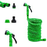 Grafner® Flexibler Gartenschlauch Klickanschluss grün 37,5 m FG10899