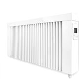 Niedrige Flächenspeicherheizung areo smart base 1200 Watt - digitales Thermostat mit LCD-Display - Option zur Appsteuerung