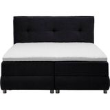 ATLANTIC home collection Boxspringbett "Tilo", mit Tonnentaschen-Federkernmatratze, inkl. Bettkasten und Topper
