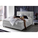 ATLANTIC home collection Boxspringbett "Tilo", mit Tonnentaschen-Federkernmatratze, inkl. Bettkasten und Topper