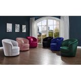 ATLANTIC home collection Drehsessel »Colin«, 360Â° frei drehend, in Samtveloursbezug, inkl. Zierkissen