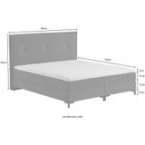ATLANTIC home collection Boxspringbett "Romy"