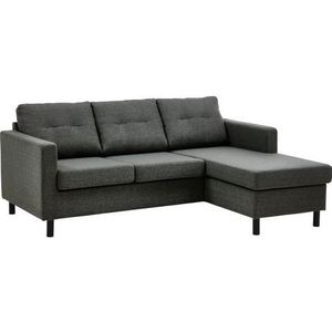 ATLANTIC home collection Ecksofa "Tea L-Form", Ecksofa, frei im Raum stellbar und Recamiere beidseitig montierbar