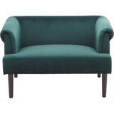 Atlantic Home Collection Charlie Loveseats, massief hout, groen, 118/85/88 cm