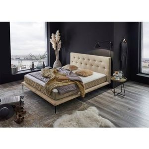 ATLANTIC home collection Boxspring Palm naar keuze met 7-zones-pocketveringsmatras, platformbed