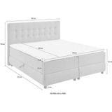 ATLANTIC home collection Boxbett "LILO", inkl. Bettkasten und Topper