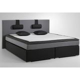 ATLANTIC home collection Boxspringbett "Rick", mit Bonnell-Federkernmatratze, inkl. Topper