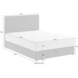 Atlantic Home Collection Opbergbed Benita, met pocketvering