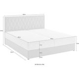 ATLANTIC home collection Boxbett Benita, mit Taschen-Federkernmatratze und Bettkasten