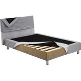 ATLANTIC home collection Boxbett "Edison", inkl. Bonnellfederkern-Matratze und Topper