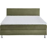 ATLANTIC home collection Boxbett "Edison", inkl. Bonnellfederkern-Matratze und Topper