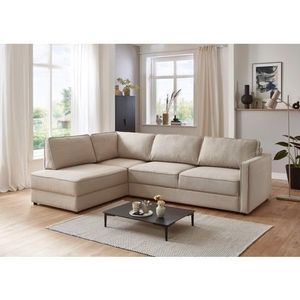 ATLANTIC home collection Schlafsofa »Chill«, Ecksofa mit Bettfunktion und Bettkasten