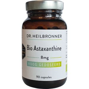 Dr Heilbronner Astaxanthine 8mg hoge dosis vegan bio  90 Capsules