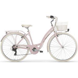 MBM Cityrad »NEW Primavera«, 6 Gang, Shimano, TY300 Schaltwerk, Kettenschaltung, für Damen, Kettenschaltung