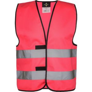 KX500 Korntex Veiligheidshesje volwassen EN ISO 20471 / EN 1150 - Maat XXL - Unisex – Neon Roze