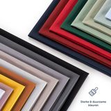 Blumtal - Evolon® - Dekbedovertrek - Donkerblauw - 140 x 200 cm - 1 Kussensloop 80 x 80 cm