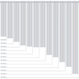 Blumtal Gordijnen - Verduisterend Gordijn Kant en Klaar - Blackout Gordijnen - 140 x 145 cm - Zwart - Set van 2