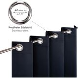 Blumtal Gordijnen Verduisterend Gordijn Kant en Klaar Blackout Gordijnen Taupe Set van 2