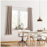 Blumtal Gordijnen Verduisterend Gordijn Kant en Klaar Blackout Gordijnen Taupe Set van 2