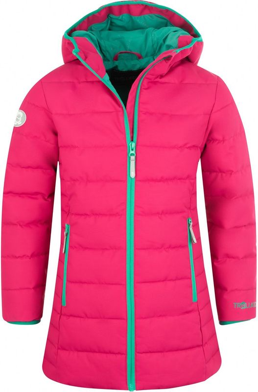Trollkids - Stavanger Coat - Lange Jas - Roze - Waterdicht