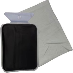 ATC Handels GmbH Warmwaterkruik met natuurlijke moervulling incl. katoenen hoes - schouder- en bekkenwarmwaterkruik, moenkompres, moeras, moerkussen, vango voor koud en warm gebruik (warmwaterkruik)
